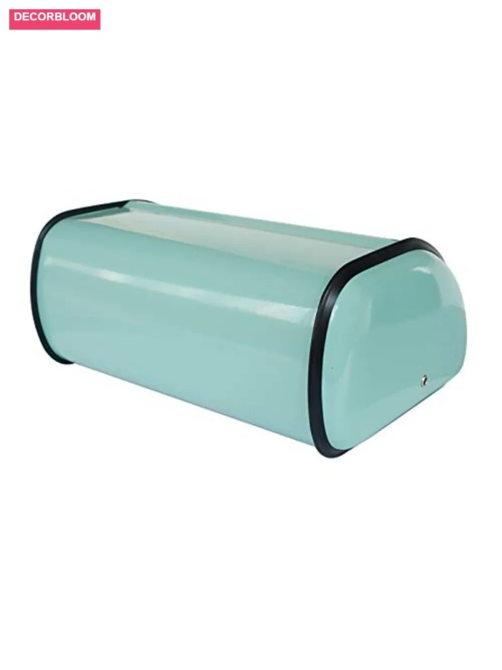 Metal Roll Top Bread Box Vintage Counter Kitchen Storage